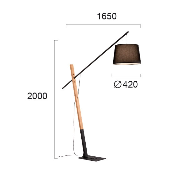 Lampa podłogowa TIZA LNV0014024 Lunaveri
