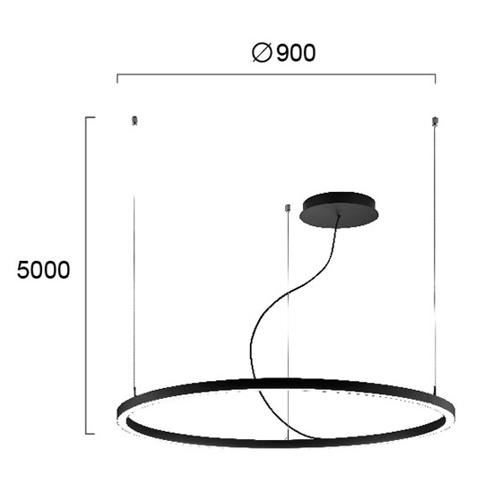 Lampa wisząca TRENTE LNV0014224 Lunaveri