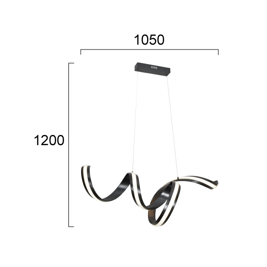 Lampa wisząca BARI LNV0014234 Lunaveri