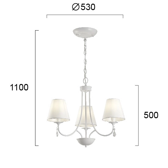 Lampa wisząca PAESTUM LNV0014614 Lunaveri