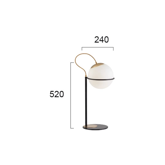 Lampa stołowa CAGLIA LNV0014903 Lunaveri
