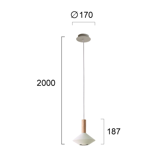 Lampa wisząca BASSO LNV0015324 Lunaveri