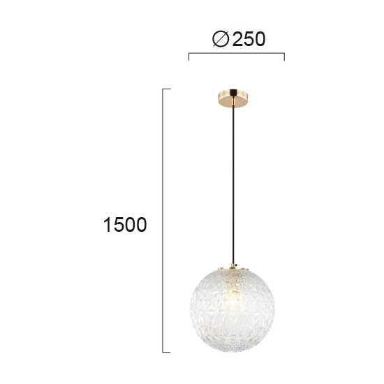 Lampa wisząca FASANO LNV0016024 Lunaveri
