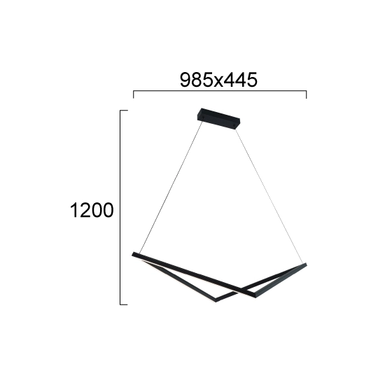 Lampa wisząca LECCE LNV0016234 Lunaveri