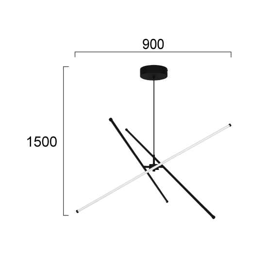 Lampa wisząca NOTO LNV0017034 Lunaveri