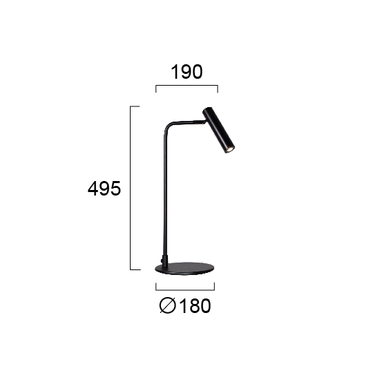 Lampa stołowa RAPALLO LNV0017824 Lunaveri