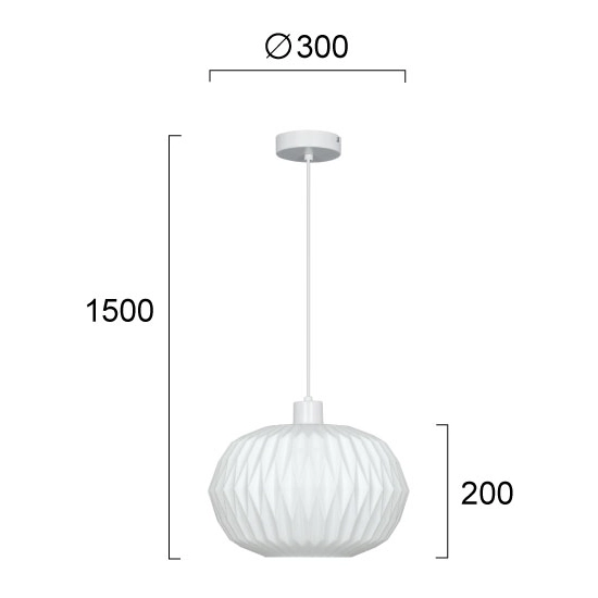 Lampa wisząca LERINA LNV0018234 Lunaveri