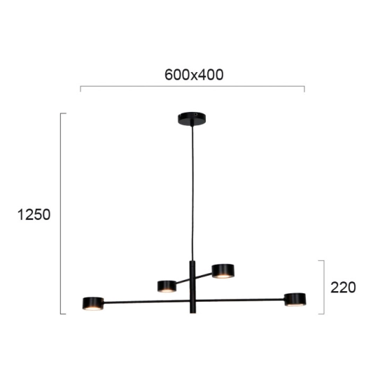 Lampa wisząca SAPORE LNV0018524 Lunaveri