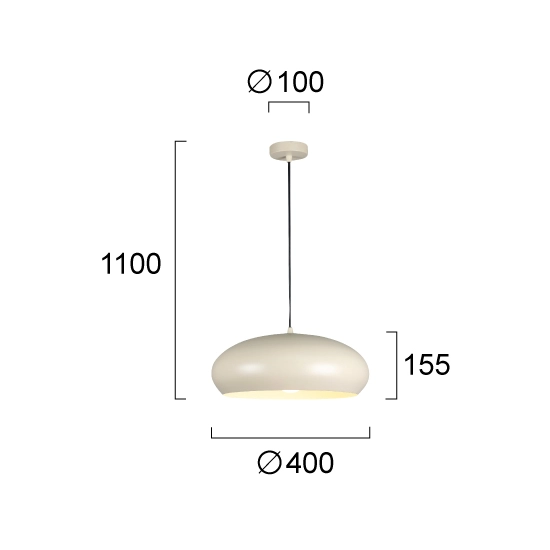 Lampa wisząca NIVOLA LNV0020534 Lunaveri