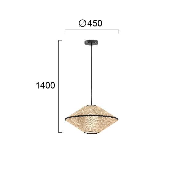Lampa wisząca LIETTO LNV0020724 Lunaveri