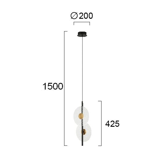 Lampa wisząca URBINO LNV0020824 Lunaveri