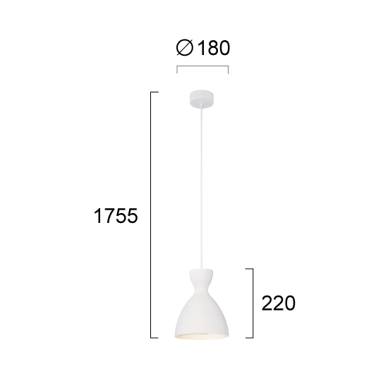 Lampa wisząca LERMA LNV0022334 Lunaveri