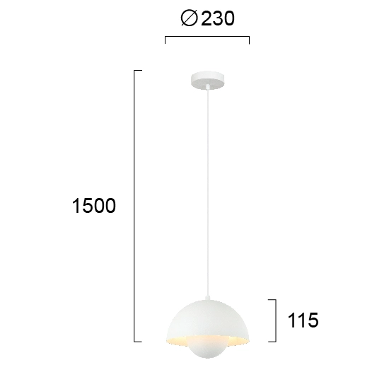 Lampa wisząca SCILLI LNV0023824 Lunaveri
