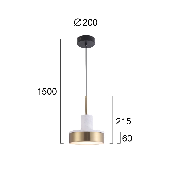 Lampa wisząca PIENZA LNV0025924 Lunaveri