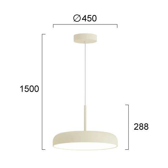 Lampa wisząca JESO LNV0026234 Lunaveri