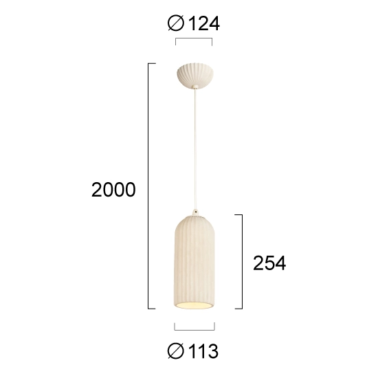 Lampa wisząca SAVIO LNV0027234 Lunaveri