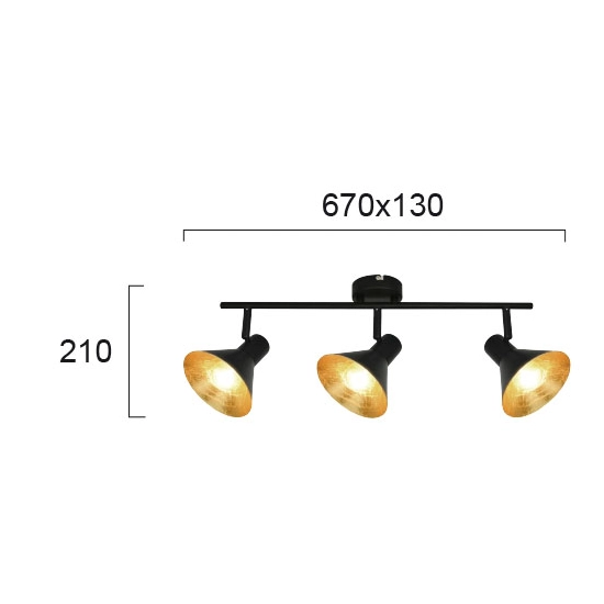 Lampa sufitowa ANCON LNV0027614 Lunaveri