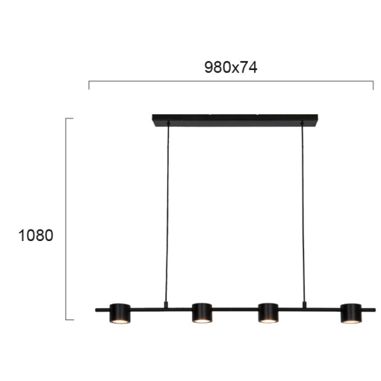 Lampa wisząca SAPORE LNV0028524 Lunaveri