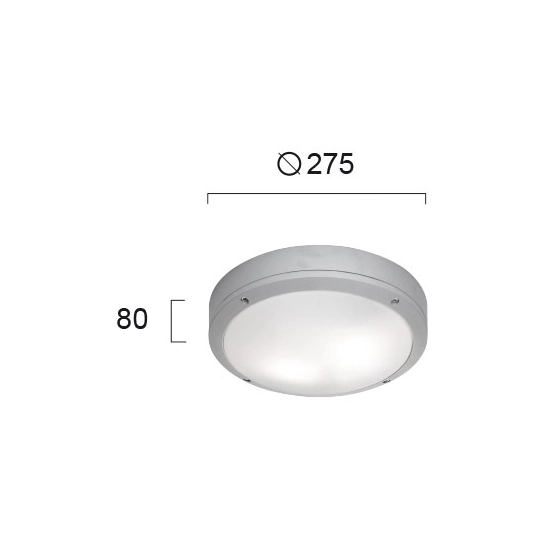 Plafon zewnętrzny SECOLO LNV0029404 Lunaveri