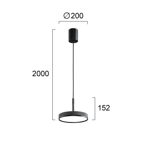 Lampa wisząca ZOLINA LNV0030034 Lunaveri