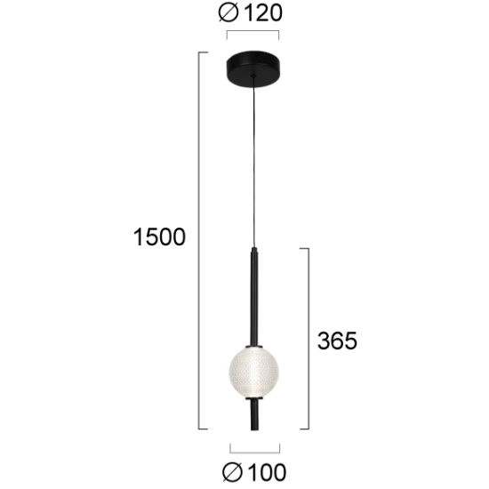 Lampa wisząca MILAZZO LNV0030334 Lunaveri