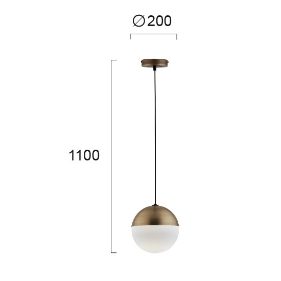Lampa wisząca EVANIA LNV0030914 Lunaveri