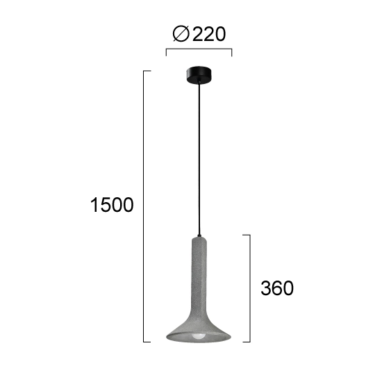 Lampa wisząca TUO LNV0030924 Lunaveri