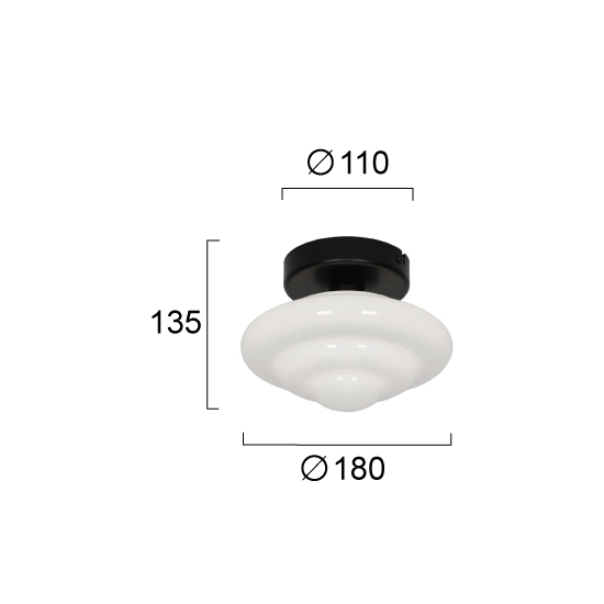 Plafon POLI LNV0031534 Lunaveri