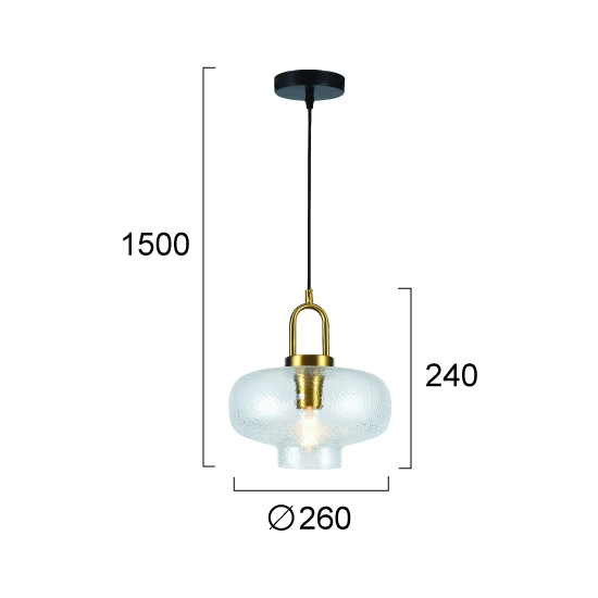 Lampa wisząca METTE LNV0032134 Lunaveri