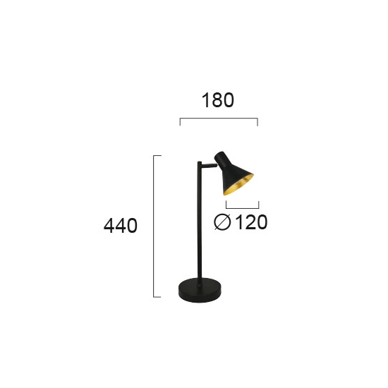 Lampa stołowa ANCON LNV0037614 Lunaveri