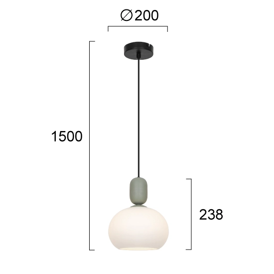 Lampa wisząca VALIO LNV0038234 Lunaveri