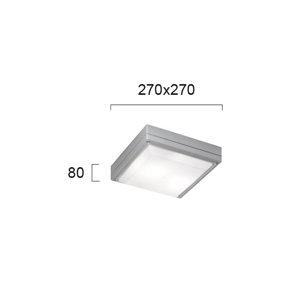 Plafon zewnętrzny SECOLO LNV0039404 Lunaveri