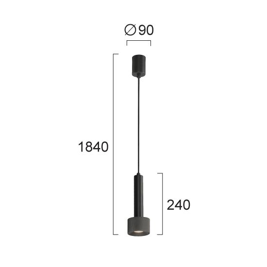 Lampa wisząca ORLENA LNV0040034 Lunaveri