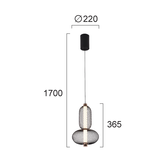 Lampa wisząca CATANIA LNV0041134 Lunaveri