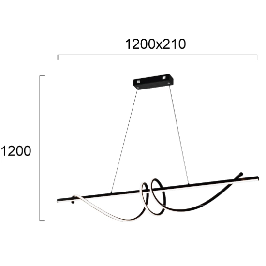 Lampa wisząca STIVA LNV0041924 Lunaveri