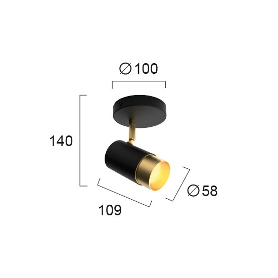 Lampa sufitowa CINABRO LNV0042524 Lunaveri