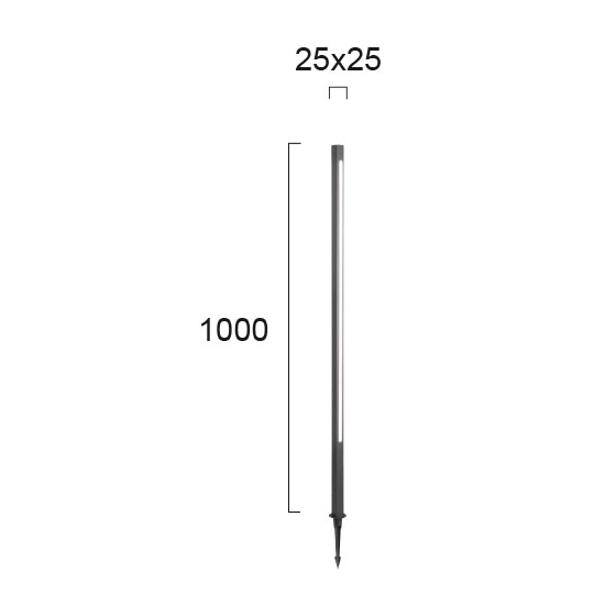Lampa stojąca zewnętrzna ALLEGRIA LNV0042624 Lunaveri