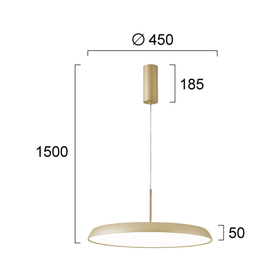 Lampa wisząca BURANO LNV0043034 Lunaveri
