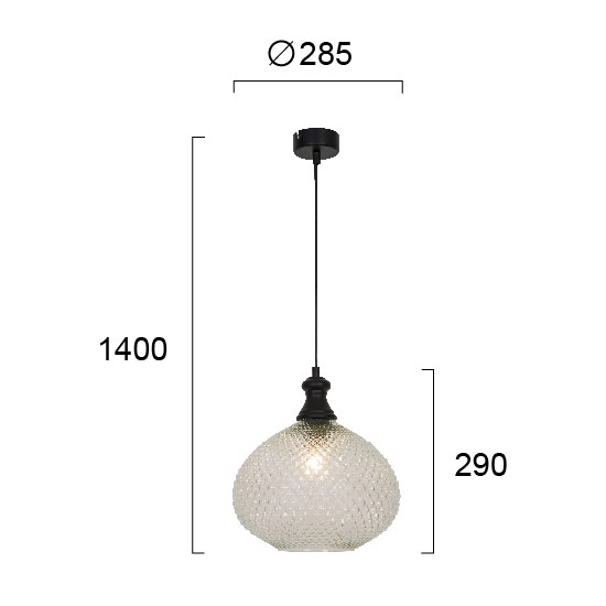 Lampa wisząca STELIC LNV0043324 Lunaveri