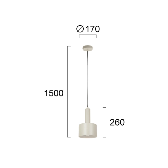 Lampa wisząca DAFINA LNV0043434 Lunaveri