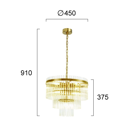 Lampa wisząca FIESO LNV0044134 Lunaveri