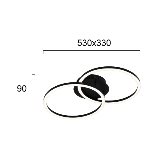 Plafon ANSIA LNV0044234 Lunaveri