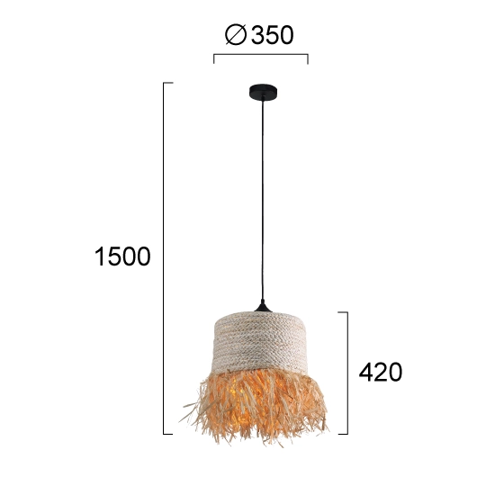 Lampa wisząca BALLA LNV0045034 Lunaveri