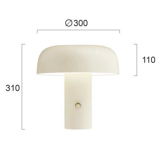 Lampa stołowa JESO LNV0046234 Lunaveri