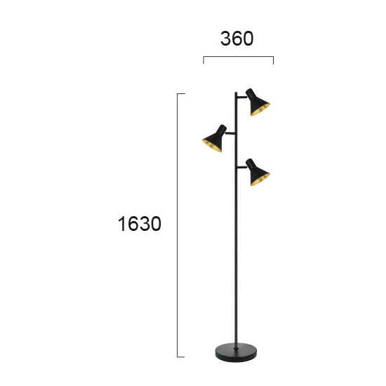 Lampa podłogowa ANCON LNV0047614 Lunaveri