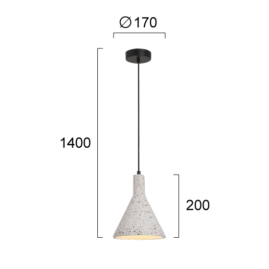 Lampa wisząca OGNI LNV0047924 Lunaveri