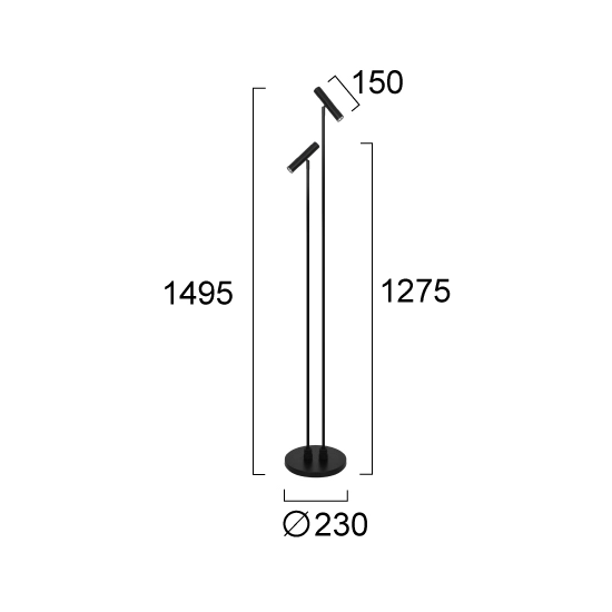 Lampa podłogowa NARCISO LNV0048334 Lunaveri
