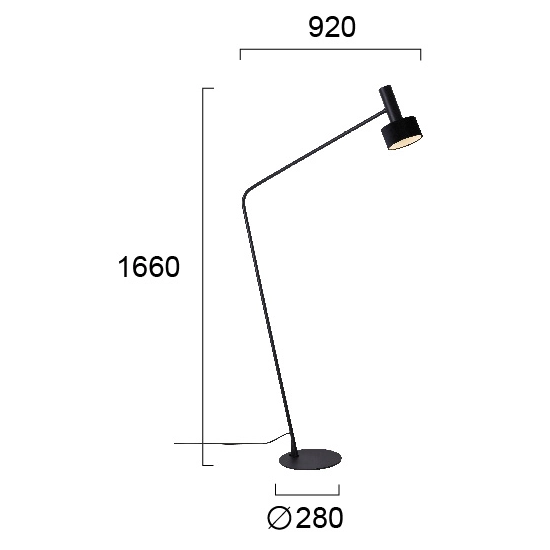 Lampa podłogowa FORIEN LNV0048524 Lunaveri