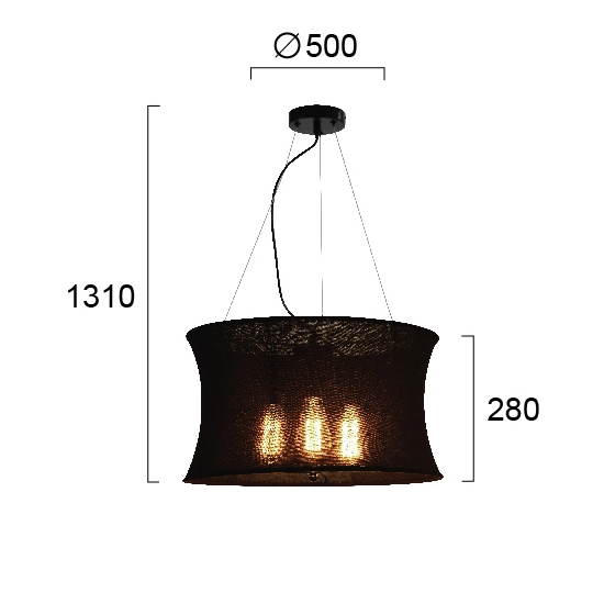 Lampa wisząca MODICA LNV0048624 Lunaveri