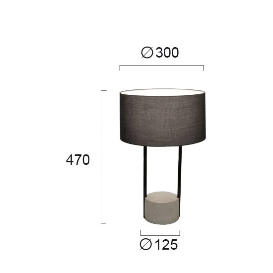Lampa stołowa SASSARI LNV0049124 Lunaveri